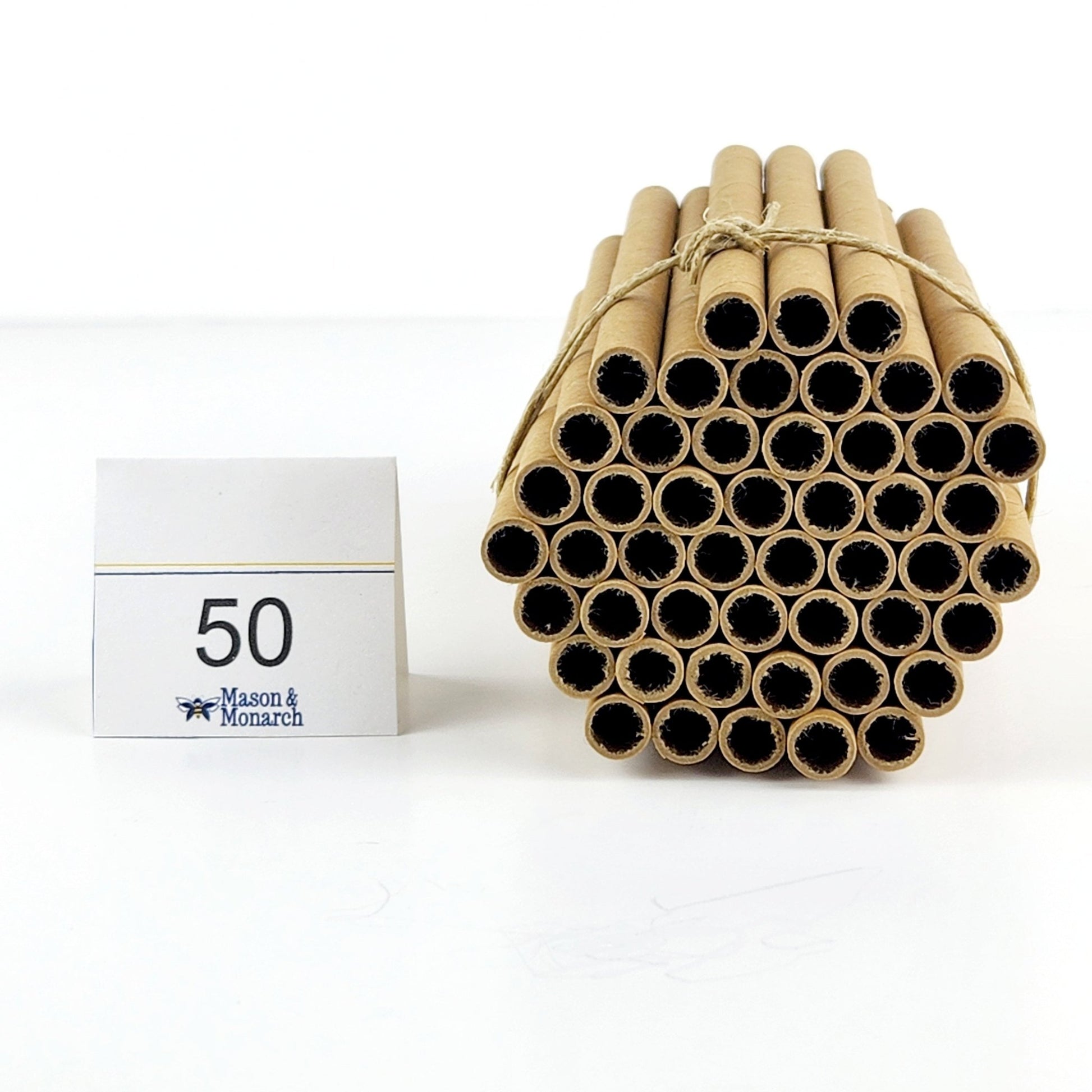 Cardboard Bee Nesting Tubes - Mason and Monarch