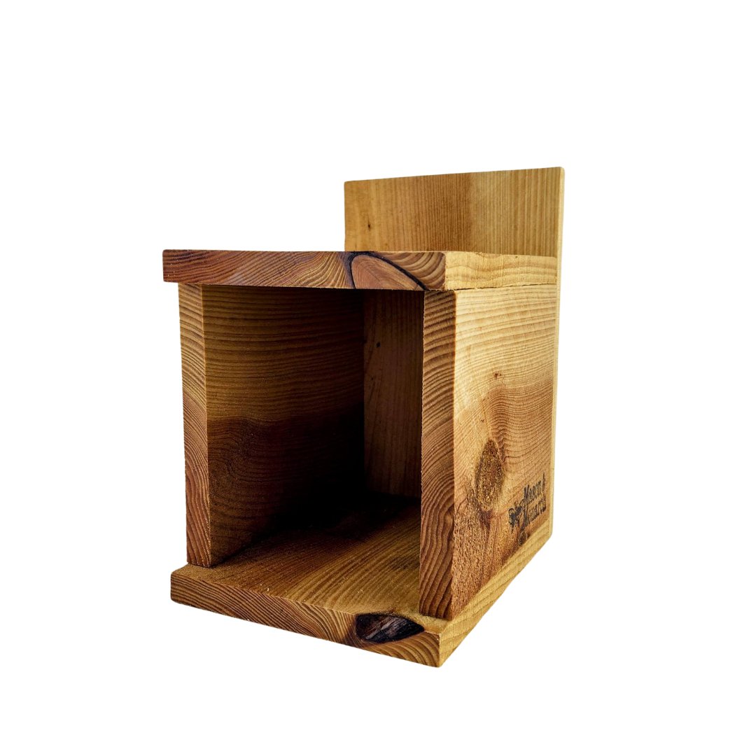 Simple Square Bee House for Native Solitary Bees - Mason and Monarch