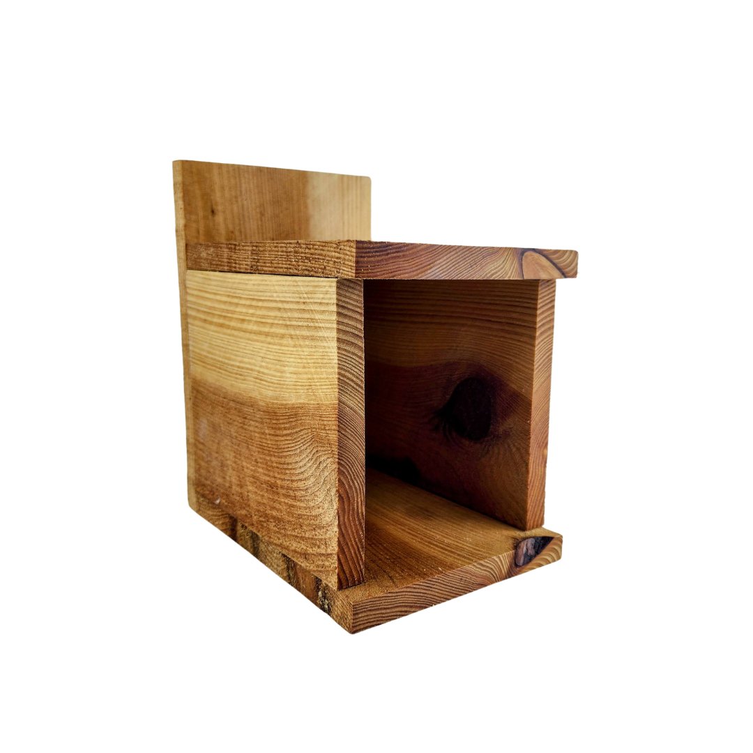 Simple Square Bee House for Native Solitary Bees - Mason and Monarch